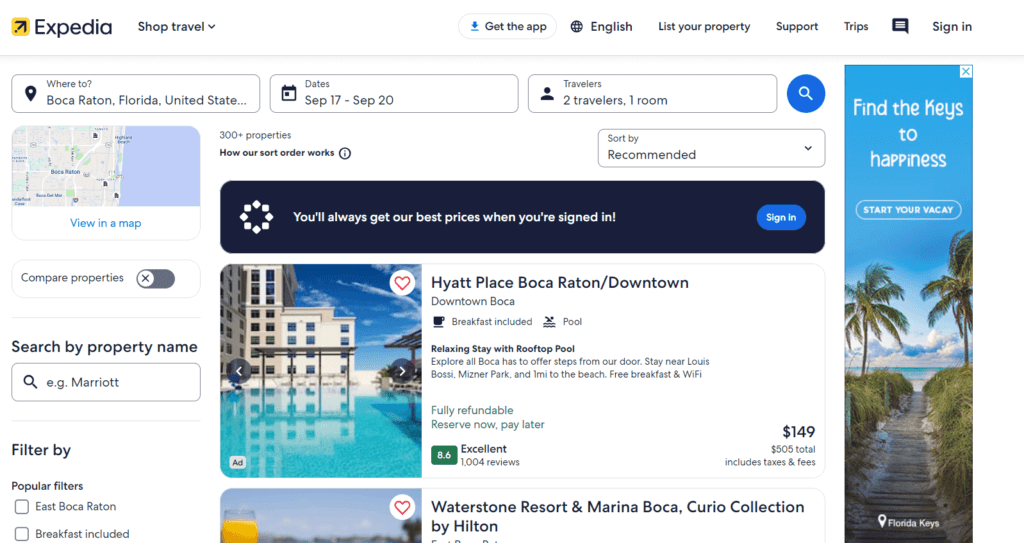 Expedia, Airbnb Competitors