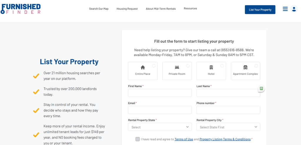Furnished Finder, an alternate to Airbnb